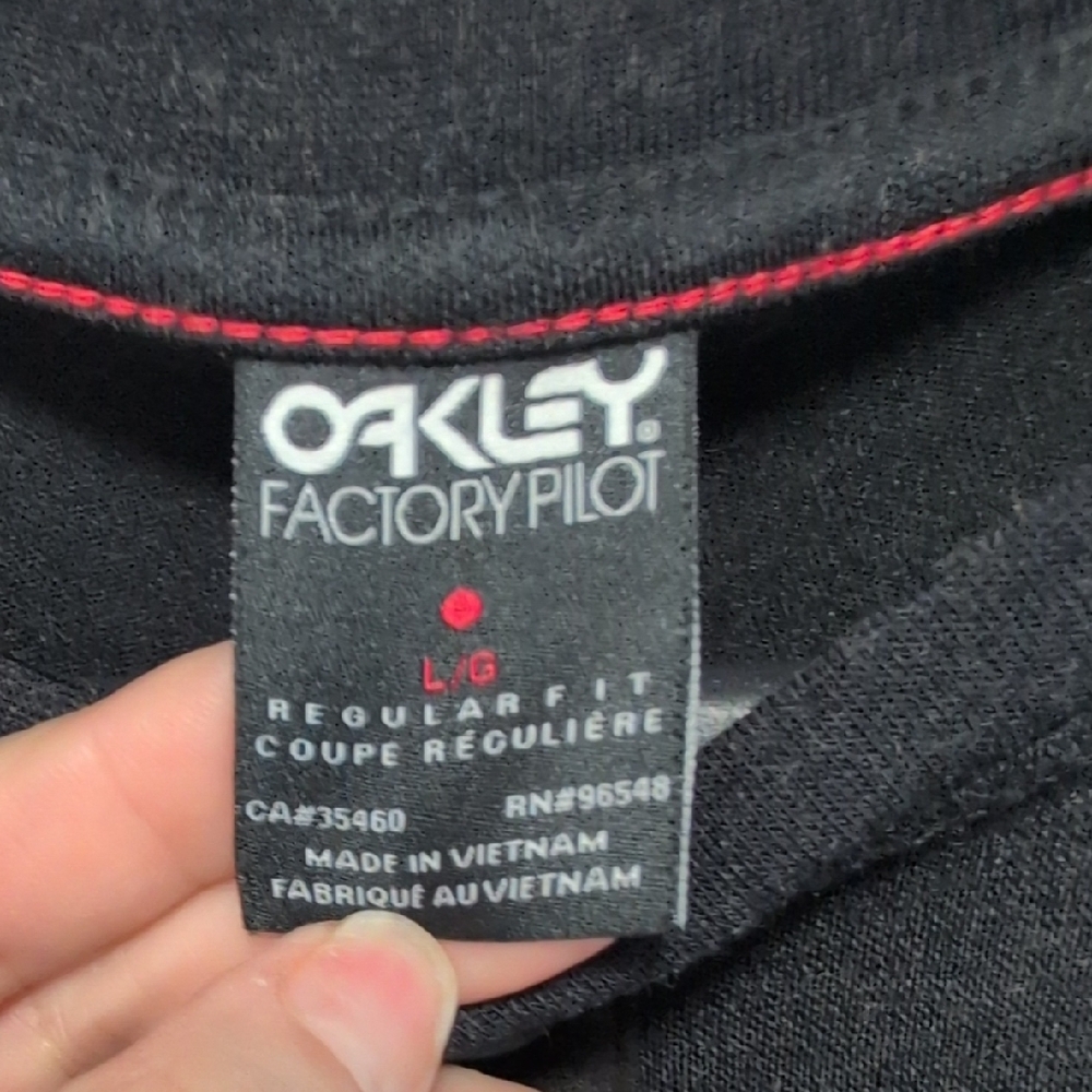 Oakley Jet dark gray Long Sleeve Tee - Picture 6 of 8